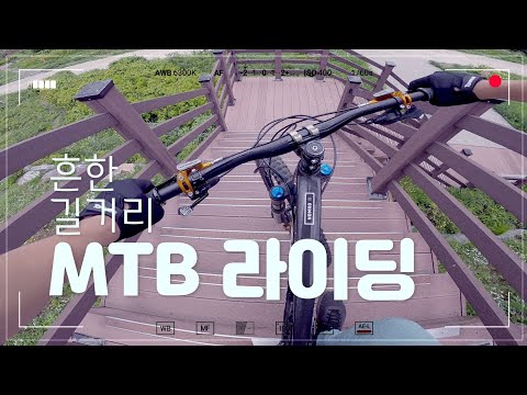 MTB 길거리 라이딩 1인칭 시점